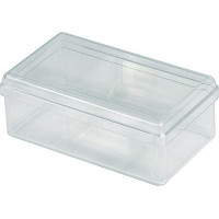 Rectangular plastic box - Crystal PS - V4-33269