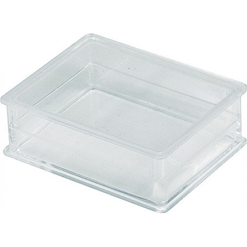 Rectangular plastic box Crystal PS V436261