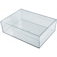 Rectangular plastic box - Crystal PS - V4-31494