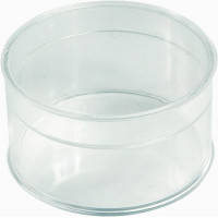 Boite ronde PS cristal V2-40269