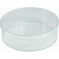 Boite ronde PS cristal V2-41988