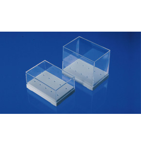 Polystyrene crystal storage boxes