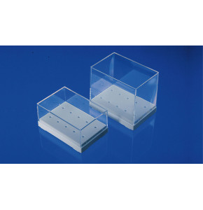 Polystyrene crystal storage boxes