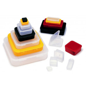Square plastic box - UB 200-40 - Dim. int. 200 x 200 x 40 mm