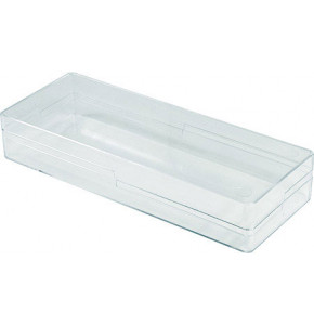 Rectangular box - Polystyrene crystal - V20-42 - 200 x 75 x 32 mm