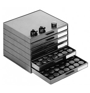 PMK drawer cabinet + 252 K round boxes