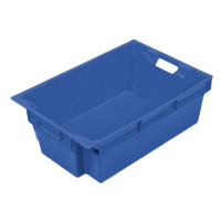caisse pleine CP 0113 bleu dim Ext 600 x 400 x 200 mm
