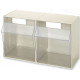 Beige tilt bin - size 2