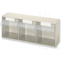 Beige tilt bin - size 3 -  ABS