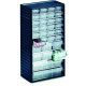 Visible storage cabinet W310 x D180 x H550 mm - 32 mixed drawers