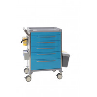 Nursing trolleys 5 drawers Mdose