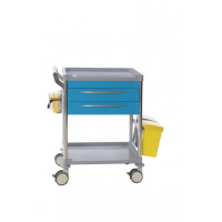 Nursing trolley - 2 drawers - Blue