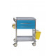 Nursing trolley - 2 drawers - Blue