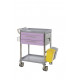 Nursing trolley - 2 drawers - Lilac