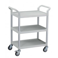 Chariot multi-usage blanc avec roulettes ABS