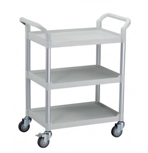 Chariot multi-usage blanc avec roulettes ABS