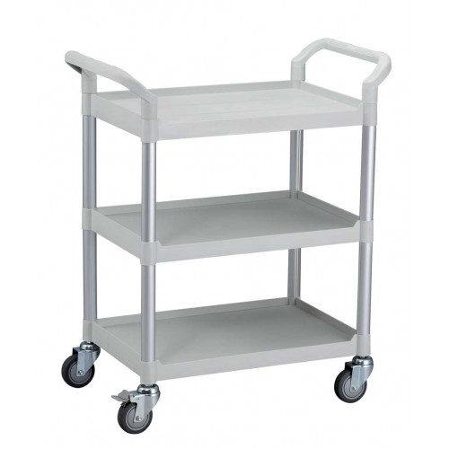 Chariot multi-usage blanc avec roulettes ABS