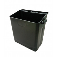 Large trash bin for multipurpose trolley - black - 390x255xH380 mm