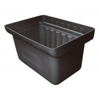 Small trash bin for multipurpose trolley - black - 350x240xH200 mm