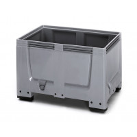 Solid plastic pallet container with 4 feet - BBG 1208