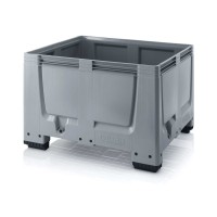 Solid plastic pallet container with 4 feet - BBG 1210