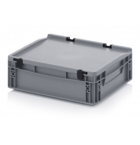 Euro containers with integrated lid and closed handles - BC4120