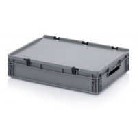 Euro containers with integrated lid and open handles - BC6120