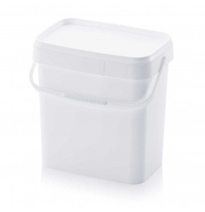 Rectangular bucket with lid - EE 10.3-286-198 10.3 L