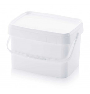 Rectangular bucket with lid - EE 20-395.295 20 L