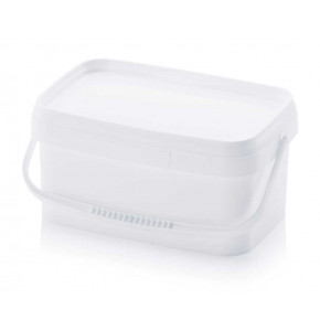 Rectangular bucket with lid - EE 3.2-250-169 3.2 litres