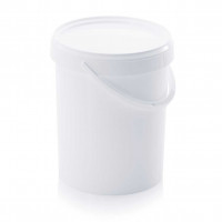 Round bucket with lid and handle - ER 15.9-293+D - 15.9 L