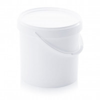 Round bucket with lid and handle - ER 18-326+D - 18 L