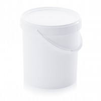 Round bucket with lid and handle - ER 20-326+D - 20 L