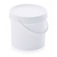 Round bucket with lid and handle - ER 5.6-226+D - 5.6 L