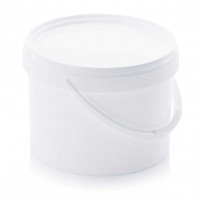 Round bucket with lid and handle - ER 7.4-267+D - 7.4 L
