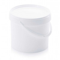 Round bucket with lid and handle - ER 8.6-267+D - 8.6 L