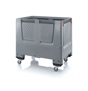 Caisse-palette pliable ajourée 4 roues -KLO 1208R- 1200x800x1000mm