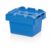 Blue attached lid container AMBD 317