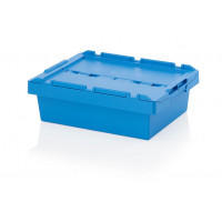 Bac plastique de transport -AMBD6417 - bleu - polypropylène - 60 x 40 x 19 cm