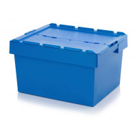 Blue attached lid container KMB 842