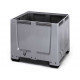 Solid plastic pallet container with 4 feet - MBG 1210