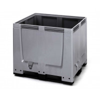 Solid pallet container with 3 skids - MBG 1210K