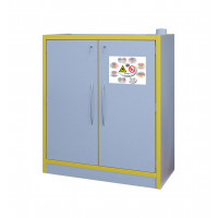 Armoire équipée de sécurité 30 min H.1300 mm - 2 portes
