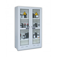 Armoire multirisques modulables 2 p. vitrées/2 C. - 1825x1100x545 mm