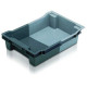 Bac Allibert plein 11018 - gris foncé/clair - 600 x 400 x 117 mm