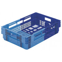 Ventilated stackable plastic crate Allibert - 13A18