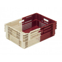 Ventilated stackable plastic crate Allibert - 13035
