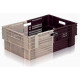 Ventilated stackable plastic crate Allibert - 13047