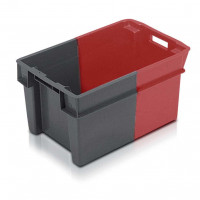 Solid stackable plastic crate Allibert - 11051