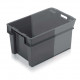 Bac Allibert plein 11051 - gris foncé/clair - 600 x 400 x 300 mm